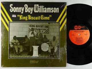 Sonny Boy Williamson - King Biscuit Time Lp - Arhoolie Vg,  Shrink
