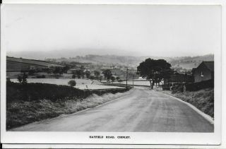 Early Vintage Postcard,  Hayfield Road,  Chinley,  Near Buxton,  Derbyshire,  Rp