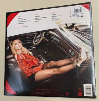 Miranda Lambert Wildcard LP Translucent Red Vinyl Gatefold & 2019 WB 2