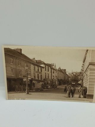 Vintage Postcard Devon Bideford High Street