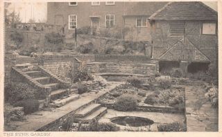 Jordans Hostel - The Sunk Garden - Near Beaconsfield An Old Postcard 96604