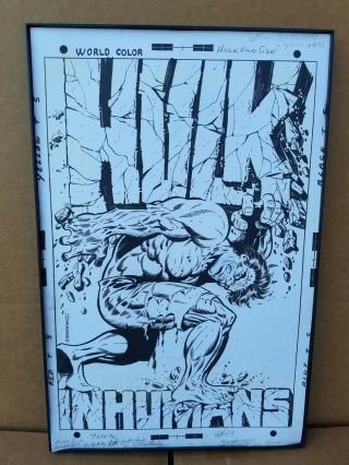 Incredible Hulk Annual 1 Jim Steranko 11x17 Art Poster Print Marvel
