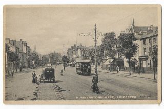 Leicester Humberstone Gate Vintage Postcard 17.  1