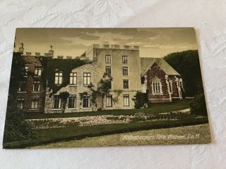 Isle Of Man Bishopscourt House Kirk Michael 1900s Vintage Postcard 1/11
