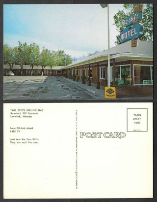 Old Nevada Postcard - Lovelock - Two Stiffs Gas Motel