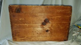 Antique Dove Tail Wooden Box