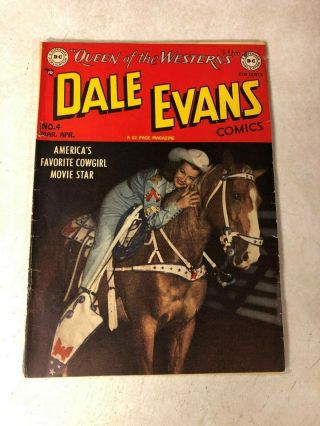 Dale Evans 4 Western Photo Cover Dc 1949 Cactus Canyon Alex Toth