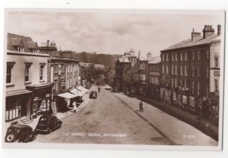 The Market Square Buckingham Vintage Rp Postcard 989b