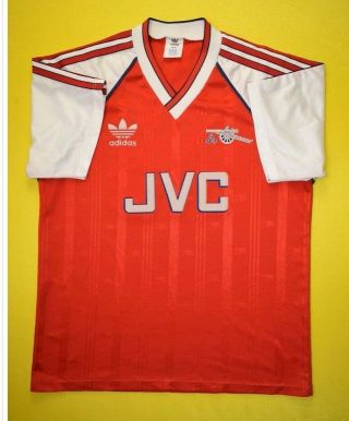 Arsenal Jersey 1988 1990 Home M Shirt Mens Football Vintage Trikot Adidas Ig93