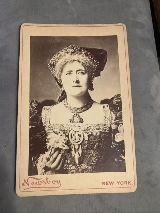 1892 Cabinet Card Photo Miss Ellen Terry Henry Viii York Queen Katharine