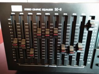 SANSUI SE - 8 (1981) Vintage Stereo Graphic Equalizer Spectrum Analyzer 5