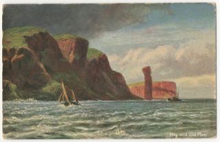 Postcard The Old Man Of Hoy Orkney Isles Series No 5433 Posted 1907 Hildesheimer