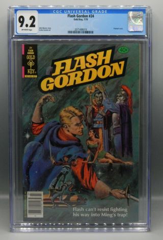 Cgc 9.  2 Gold Key Comics Flash Gordon 24 Carlos Garzon Painted Cover John Warner