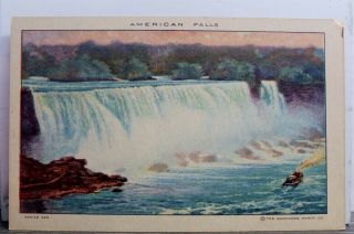 Canada Ontario Niagara Falls American Shredded Wheat Home Postcard Old Vintage