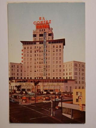 El Cortez Hotel,  San Diego,  California,  Vintage Postcard 3a