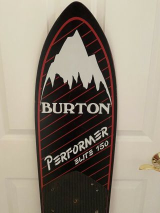 Vintage Burton Performer Elite 150 Collectible Snowboard - Mid/late 1980s