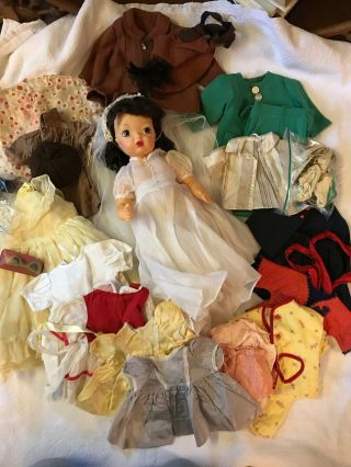 Vintage Terri Lee Doll With A Huge Wardrobe
