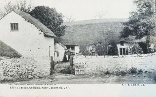 Efail - Y - Castel,  Craigiau Nr Cardiff Vintage Postcard 1907