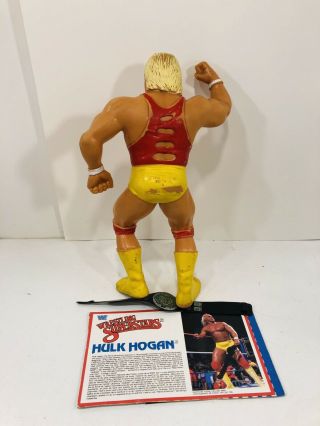 WWF LJN 1988 Series 5 Red Shirt Hulk Hogan Titan Sports Vintage Rare 2