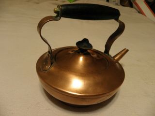 Antique Joseph Heinrichs Copper Tea Pot
