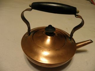 Antique Joseph Heinrichs copper tea pot 2