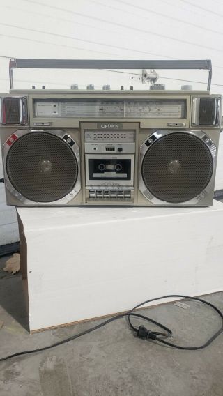 Vintage Crown Csc - 950f Vintage Stereo Boombox Rare Great