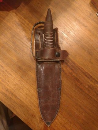Vintage Theater Made Fighting Knife.  Ww2? Vietnam?