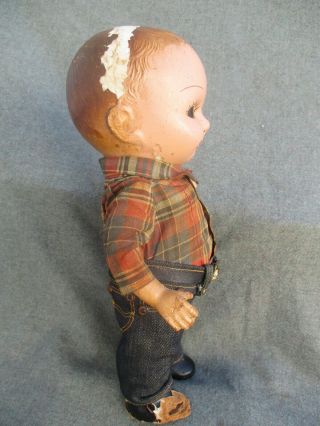 VINTAGE 1930s - 1940s COMPOSITION BUDDY LEE ADVERTISING DOLL w COWBOY OUTFIT 4