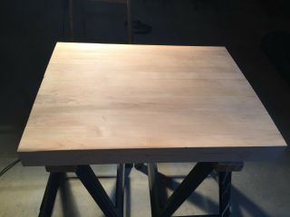 Butcher Block Cutting Board - Wooden - Vintage 30 - 3/4 " X 24 " X 3 "