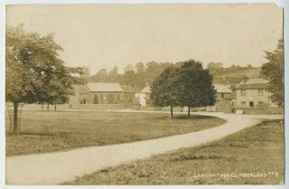 Langwathby Village Cumberland Vintage Real Photograph Postcard D1