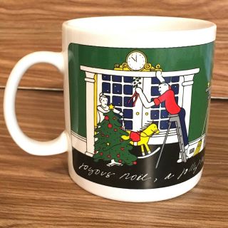 Vtg.  1980 Taylor & Ng Christmas Mug Joyous Noel Happy Year Family Home Gift