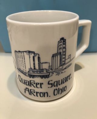 Vintage Quaker Square Akron,  Ohio Coffee Mug