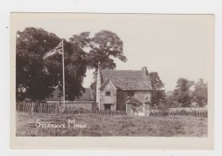 Great Old Real Photo Card Of Sulgrave Manor Around 1930 Brackley Northampton