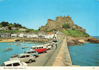 Rare Vintage Lovely Postcard - Mont Orgueil Castle,  Jersey,  C.  I.  - Unposted.
