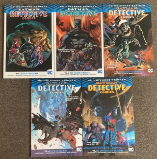 Batman Detective Comics Volume 1,  2,  3,  4,  5 Dc Universe Rebirth Tpb Tp Sc