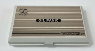 Vintage 1983 Nintendo Game & Watch Oil Panic Multi Screen &