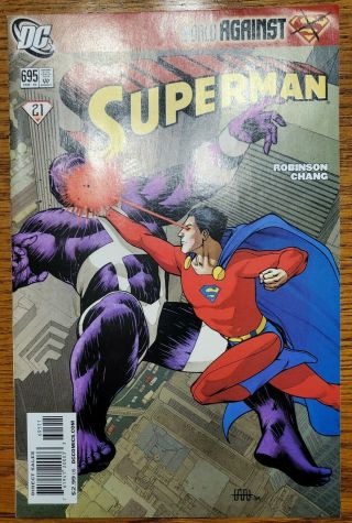 Superman 695 Error Misprint Double Interior Lex Luthor Lois Lane Doomsday