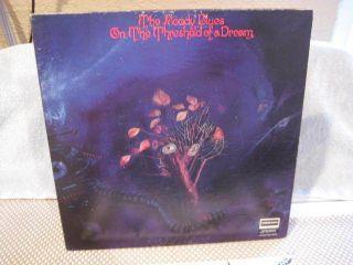 The Moody Blues On Threshold Of A Dream 1969 12 " Rock Lp Vinyl Album Record