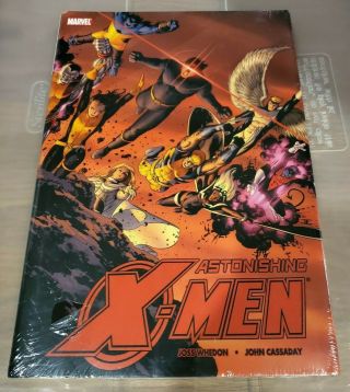 Astonishing X - Men by Joss Whedon Deluxe HC OOP Marvel Hardcover Vol 1 & 2 2