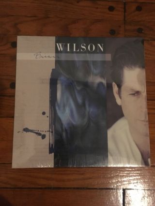 Brian Wilson Self Titled Album Reissue Sire 2 Lp Plus Brian Autograph