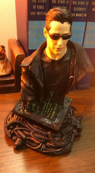 The Matrix Neo Mini Bust Keanu Reeves Gentle Giant Nib Le 4918/8000