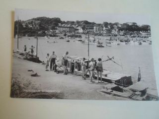 Vintage Real Photo Postcard The Harbour,  Sandersfoot Franked 1961 §a1309