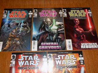 Star Wars OBSESSION 1,  2,  3,  4,  5 (Complete Series) A Clone Wars Comic 3