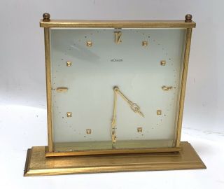 Vintage Lecoultre 8 - Day Desk Clock -