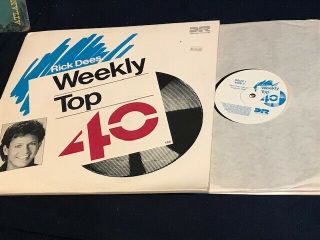 Rick Dees Weekly Top 40 Radio Show February 4,  1989 4 Lp W/ Cues