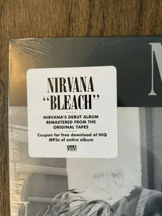 Bleach [LP] by Nirvana (US) (Vinyl,  Oct - 1989,  Sub Pop Records USA) 2