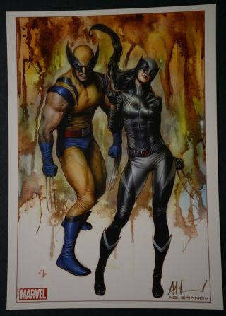 Wolverine Art Print Signed By Adi Granov