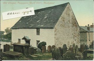 Vintage Postcard Of The Old Chapel,  Penygarn,  Pontypool,  Monmouthshire