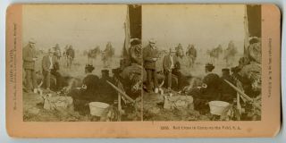 Red Cross In Camp Veld S.  Africa Boer War Vintage Stereoview Photo 1900
