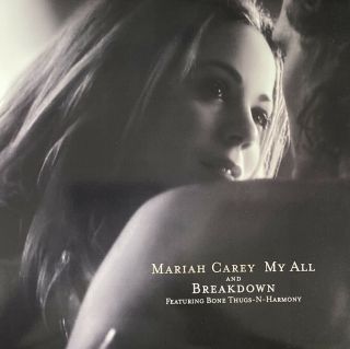 Mariah Carey - My All/breakdown Feat Bone Thugs/mobb Deep 12”vinyl Vg,